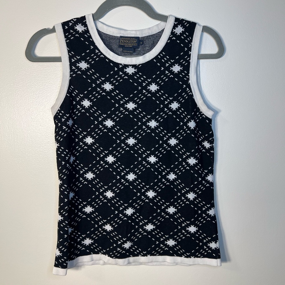 Pendleton silk cotton sweater vest